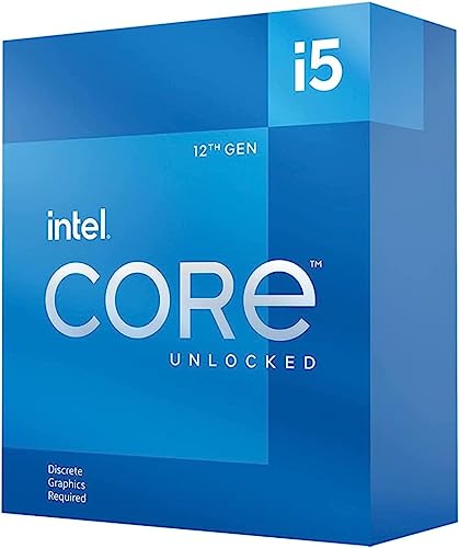 Intel Core i5-12600KF Desktop Processor 10 (6P+4E) Cores up to 4.9 GHz Unlocked LGA1700 600 Series Chipset 125W