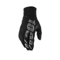 100% HYDROMATIC Waterproof Motocross Gloves - MX & Power Sport Racing Protective Gear( - BLACK)