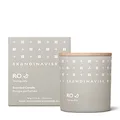 Skandinavisk RO 'Tranquility' Mini Scented Candle. Fragrance Notes: Cut Grass and Fallen Leaves, Cucumber and Wild Violets. 2.3 oz.