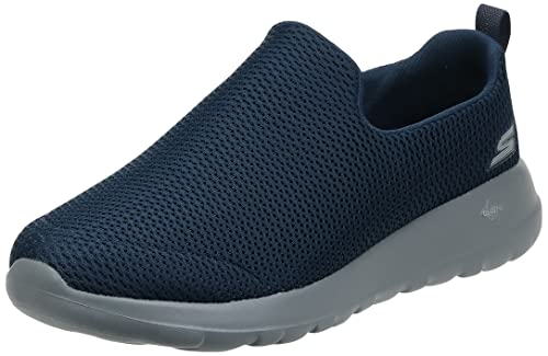 Skechers Men's Go Max-Athletic Air Mesh Slip on Walking Shoe Sneaker, Navy/Gray, 7