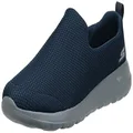 Skechers Men's Go Max-Athletic Air Mesh Slip on Walking Shoe Sneaker, Navy/Gray, 7