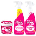 - The Pink Stuff - The Miracle Cleaning Paste, Multi-Purpose Spray, And Bathroom Foam 3-Pack Bundle (1 Cleaning Paste, 1 Multi-Purpose Spray, 1 Bathroom Foam) 1 Box (3-Pack Bundle)
