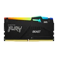 Kingston Fury Beast RGB 16GB 6000MT/s DDR5 CL40 DIMM Desktop Memory (Kit of 2) | Intel XMP 3.0 | Infrared Sync Technology | Overclocking Stability | KF560C40BBAK2-16
