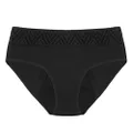 Thinx Hiphugger Menstrual Underwear| Period Underwear for Women| Period Panties Black