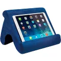 SAMHOUSING Tablet Pillow Stand - Tablet Holder Dock for Bed with Multi-Viewing Angles, Compatible with iPad Pro 9.7, 10.5,12.9 Air Mini 4 3, Kindle, Galaxy Tab, E-Reader (Blue)