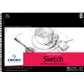 Canson Artist Series Universal Paper Sketch Pad, for Pencil and Charcoal, Micro-Perforated, Side Wire Bound, 65 Pound, 18 x 24 Inch, 35 Sheets