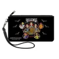 Buckle-Down Women's Standard Zip Wallet Scooby Doo Supernatural Large, 8" x 5"