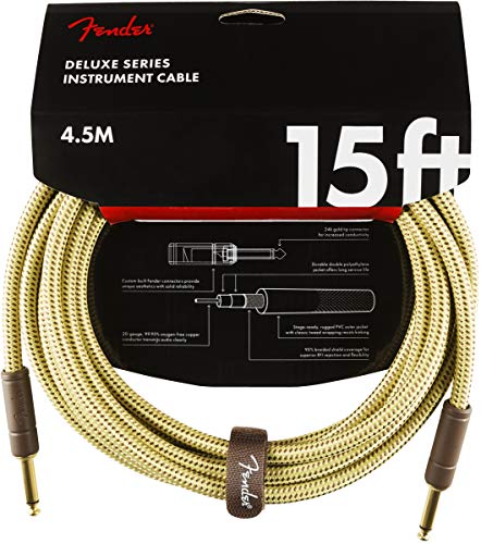 Fender DELUXE 15' INST CABLE TWD