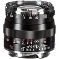 ZEISS Ikon Planar T* ZM 2/50 Standard Camera Lens for Leica M-Mount Rangefinder Cameras, Black