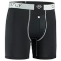 Crossfly Men's Underwear PRO 7" Boxer Shorts Ultimate Performance & Innovative Clever Access Royal, Black, X-Large