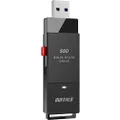 BUFFALO External SSD 2TB - Up to 600MB/s - USB-C - USB-A - USB 3.2 Gen 2 (Compatible with PS4 / PS5 / Windows/Mac) - External Solid State Drive Stick - ‎‎SSD-PUT2.0U3B
