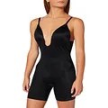 SPANX Women's Suit Your Fancy Plunge Low-Back Mid-Thigh Bodysuit, Very Black, X-Small