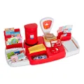 Casdon Little Shopper Mailbox Play Set (50 Piece), Red/Yellow/Blue
