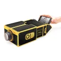 Smartphone Projector 2.0, Portable Phone Projector, Gold - Luckies of London