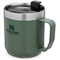 Stanley Classic Legendary Vacuum Insulated Tumbler-Stainless Steel Camp Mug, 1 Count (Pack of 1), Hammertone Green,354 milliliters