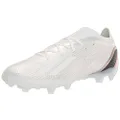 adidas Unisex-Adult X Speedportal.2 Firm Ground Soccer Shoe, White/White/Black, 14 Women/13 Men