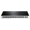 D-Link 52-Port Fast Ethernet Web Smart Switch including 2 Gigabit BASE-T and 2 Gigabit Combo BASE-T/SFP Ports (DES-1210-52)