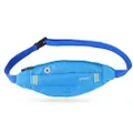 Gym Waist Belt Bag,Running Pouch Elastic Waist Packs Running Belt Bumbag Gym Waist Bag for Women/Men (Blue)
