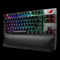 Asus X801 ROG Strix Scope TKL Deluxe Wired RGB Mechanical Gaming Keyboard with Cherry MX Switches, Silver