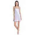 Fishers Finery Women's 100% Pure Mulberry Silk Chemise; Nightgown (Lavender, L)