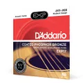D’Addario EXP17 Coated Phosphor Bronze Acoustic Guitar Strings, Light, 13-56 – Offers a Warm, Bright and Well-Balanced Acoustic Tone and 4x Longer Life - With NY Steel for Strength and Pitch Stability