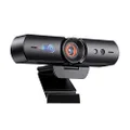 NexiGo HelloCam, 1080P Webcam with Windows Hello, True Privacy, Automatic Electronic Shutter, Computer Camera, Microphone, Facial Enhancement, HD USB Web Cam,Black, (N930W)