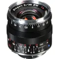 ZEISS Ikon Biogon T* ZM 2/35 Wide-Angle Camera Lens for Leica M-Mount Rangefinder Cameras, Black