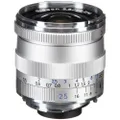 ZEISS Ikon Biogon T* ZM 2.8/25 Wide-Angle Camera Lens for Leica M-Mount Rangefinder Cameras, Silver