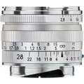 ZEISS Ikon Biogon T* ZM 2.8/28 Wide-Angle Camera Lens for Leica M-Mount Rangefinder Cameras, Silver
