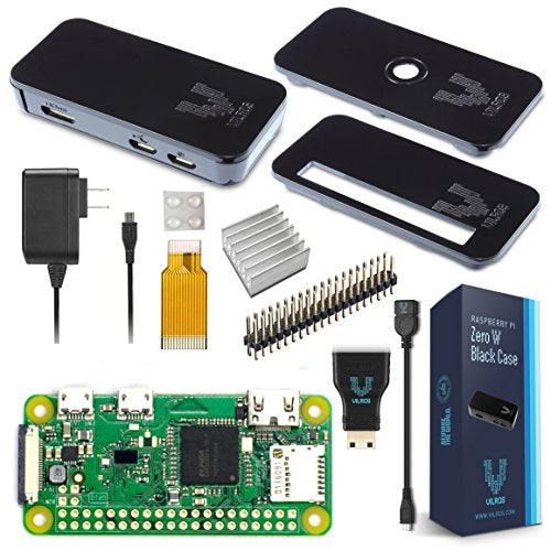 Raspberry Pi Zero W Basic Starter Kit (Black Case)