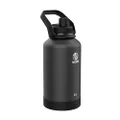 Takeya Actives Insulated Stainless Water Bottle with Spout Lid, 64 Ounce, Onyx