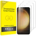 JETech Screen Protector for Samsung Galaxy S23 5G 6.1-Inch, Tempered Glass Film, Fingerprint ID Compatible, HD Clear, 3-Pack