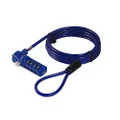 Sendt Blue Notebook/Laptop Combination Lock Security Cable