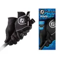 FootJoy Men's RainGrip Pair Golf Glove Black Small, Pair