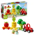 LEGO DUPLO My First 10982 Fruit and Vegetable Tractor Building Toy Set (19 Pieces)