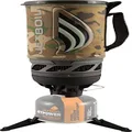 Jetboil Flash Camping and Backpacking Stove Cooking System, Camo Brown