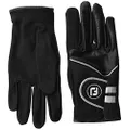 FootJoy Women's RainGrip Golf Gloves, Pair, Black Medium, Pair