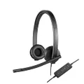 Logitech 981-000574 H570E USB Stereo Headset Black