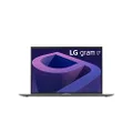 LG gram 17Z90R-G.AA56A3-17" WQXGA (2560 x 1600) Laptop, 13th Gen Intel® Core™ i5-1340P processor, 16GB RAM, 512GB SSD, 2023 model, Win 11, 2 yrs warranty, grey color
