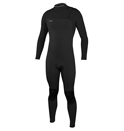 O'Neill Men's Hyperfreak 4/3mm Zipless Full Wetsuit, Black/Black, Large Tall