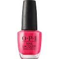OPI NLB35 Nail Lacquer, Charged Up Cherry, 15ml