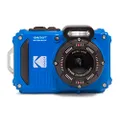 KODAK PIXPRO WPZ2 Rugged Waterproof Shockproof Dustproof WiFi Digital Camera 16MP 4X Optical Zoom 1080P Full HD Video Vlogging Camera 2.7" LCD (Blue)