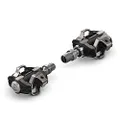 Garmin Rally XC 200 Dual-Sensing Power Meter Pedals Compatible with Shimano SPD Cleat, Black/Silver