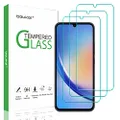 beukei (3 Pack) Compatible for Samsung Galaxy A34 / Galaxy A34 5G Screen Protector Tempered Glass, Touch Sensitive,Case Friendly, 9H Hardness