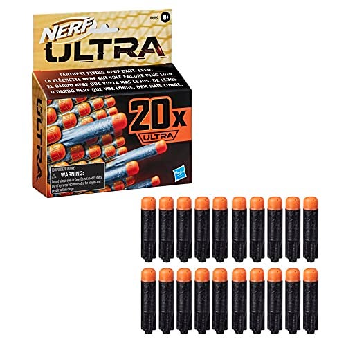 NERF E6600 Ultra One 20-Dart Refill Pack -- The Farthest Flying Nerf Darts Ever -- Compatible Only with Nerf Ultra One Blasters Brown/Orange