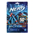 NERF Elite 2.0 50-Dart Refill Pack -- 50 Official NERF Elite 2.0 Foam Darts -- Compatible With All NERF Blasters That Use Elite Darts,E9484