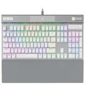 Corsair K70 PRO RGB Optical-Mechanical Gaming Keyboard - OPX Linear Switches, PBT Double-Shot Keycaps, 8,000Hz Hyper-Polling, Magnetic Soft-Touch Palm Rest - NA Layout, QWERTY - White