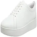 FitFlop Women's R29 Rally Leather Trainers Sneaker, Urban White - 11