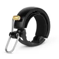 KNOG Bicycle Bell Oi LUXE Ring Type (Inner Diameter: 0.9-1.2 inches (23.8-31.8 mm) Large, Black