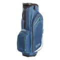 Izzo Golf Izzo Ultra-Lite Cart Golf Bag With Single Strap & Exclusive Features, Navy Blue/Light Blue, 35’’ x 14’’ x 11’’